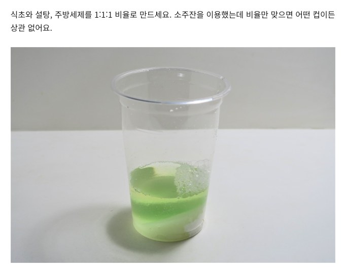 서대문구청 블로그의 식초 설탕 주방세제 1:1:1 초파리 트랩 안내 화면